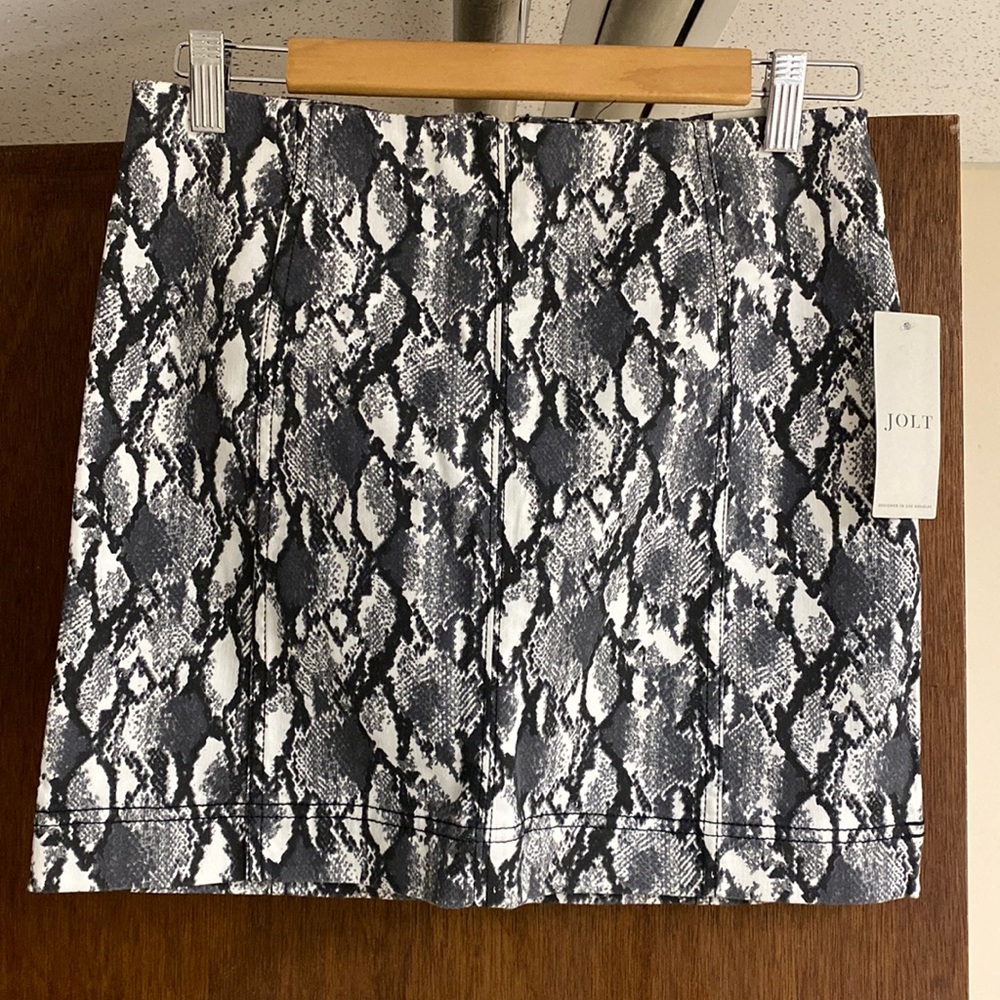 Jolt snake print skirt
